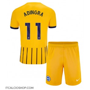 Brighton Simon Adingra #11 Seconda Maglia Bambino 2024-25 Manica Corta (+ Pantaloni corti)